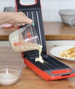 Making Churros in a Churros maker