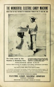 Electric Candy Floss old newspaper article