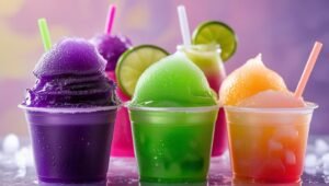 Colour based slushie drinks