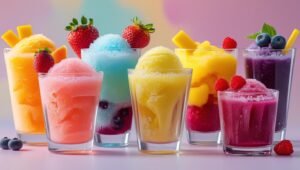 Fruit Flavoured Slushie Drinks