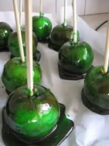 Green Toffee Apples