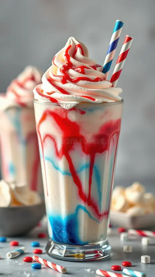 Milkshake Drizzle Stripes
